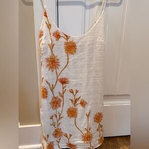 Urban Outfitters Kimchi Blue dress with orange/green flower detailing